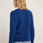 Strickjacke Boxy poseidon von Lanius