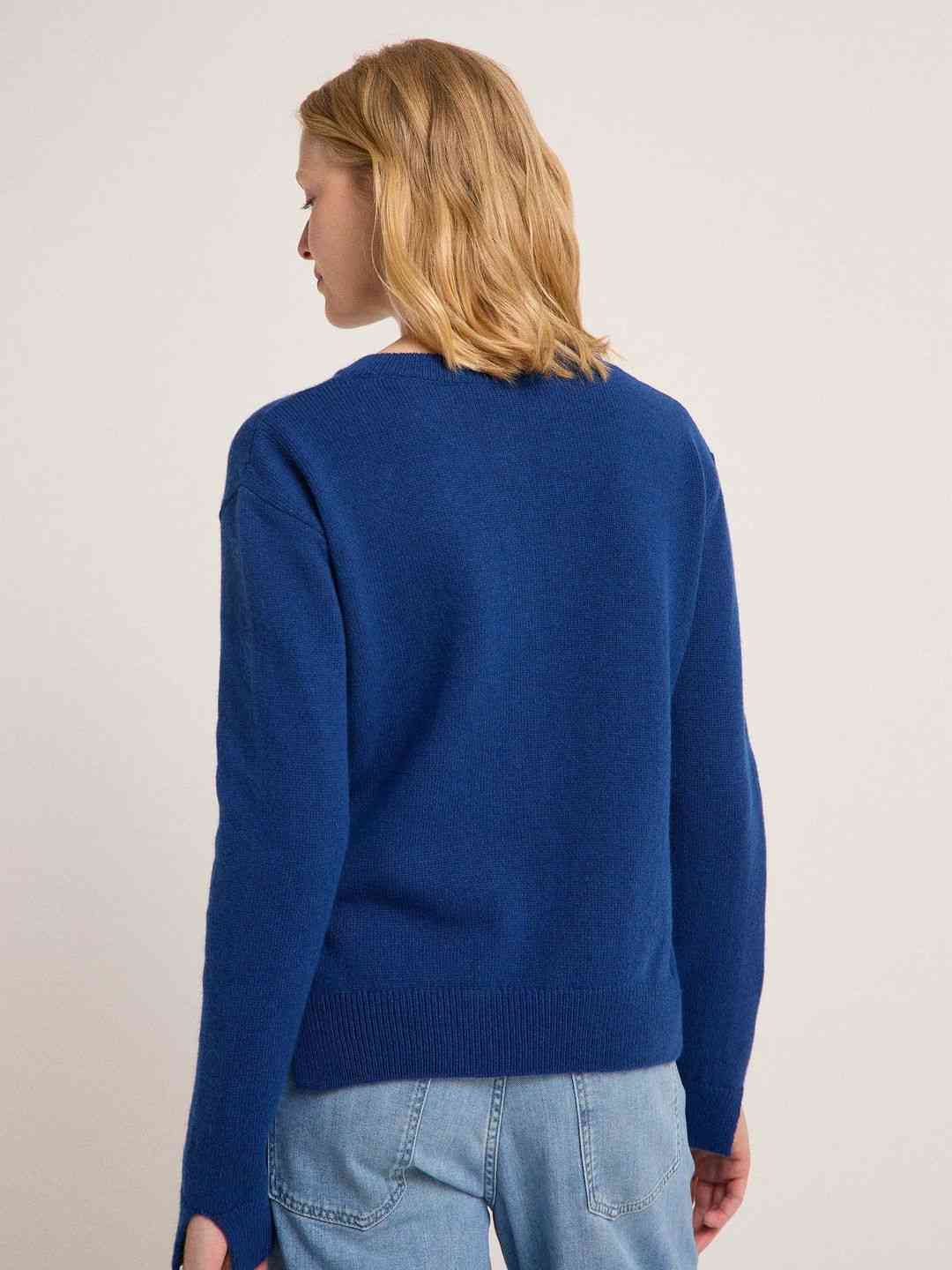 Strickjacke Boxy poseidon von Lanius