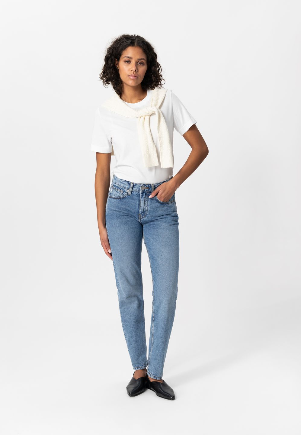 Jeans Easy Go stone vintage von MUD Jeans