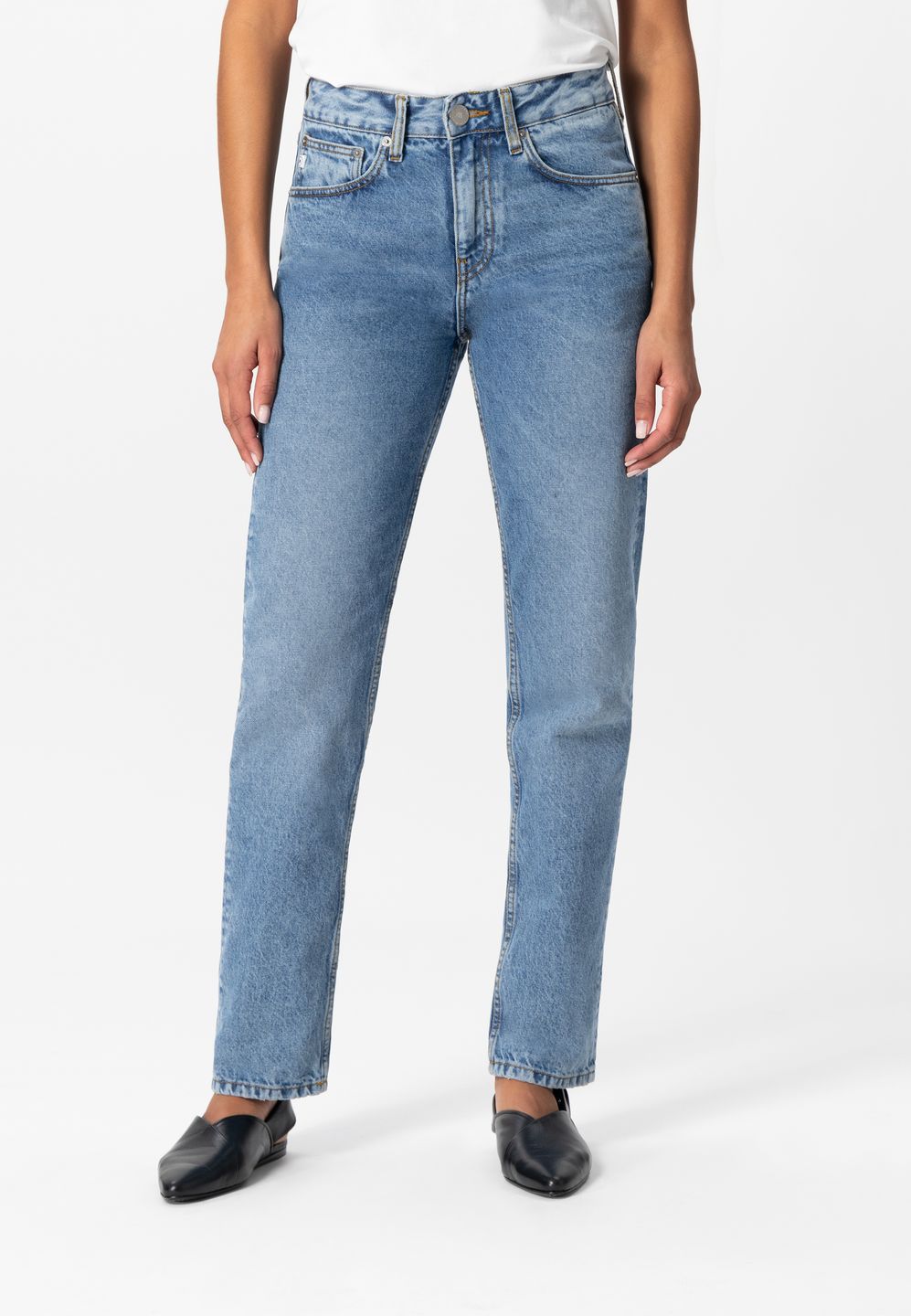 Jeans Easy Go stone vintage von MUD Jeans