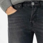 Jeans Regular Dunn worn black von MUD Jeans