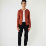 Cardigan mahagoni melange von Melawear