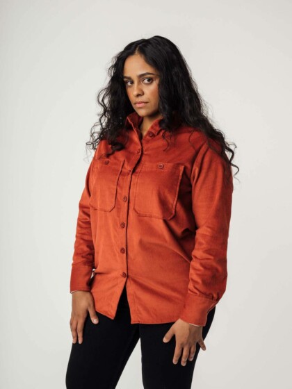 Overshirt Cord Jiya brick von Melawear