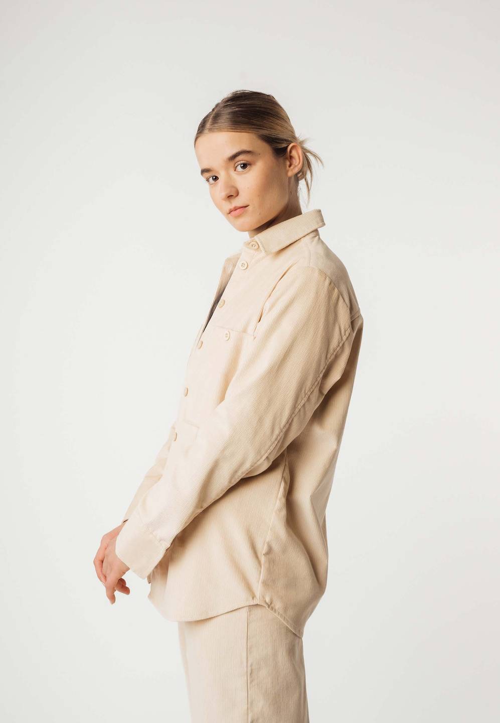 Overshirt Cord Jiya mandel von Melawear