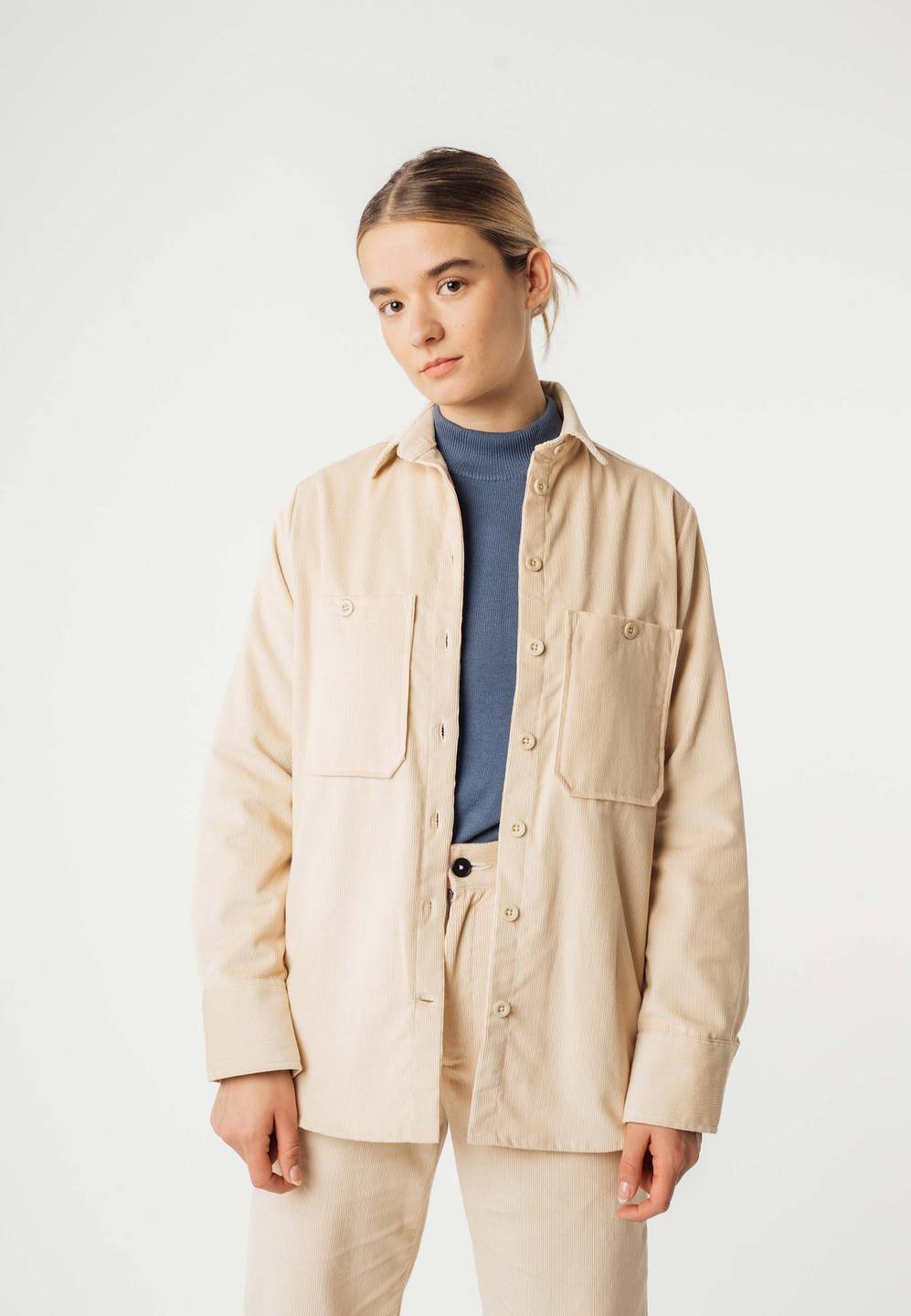 Overshirt Cord Jiya mandel von Melawear