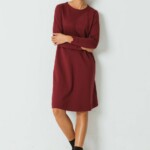 Kleid Iraia burgundy von Skunkfunk