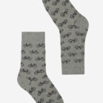 Socken Almond Bikes grey mélange von