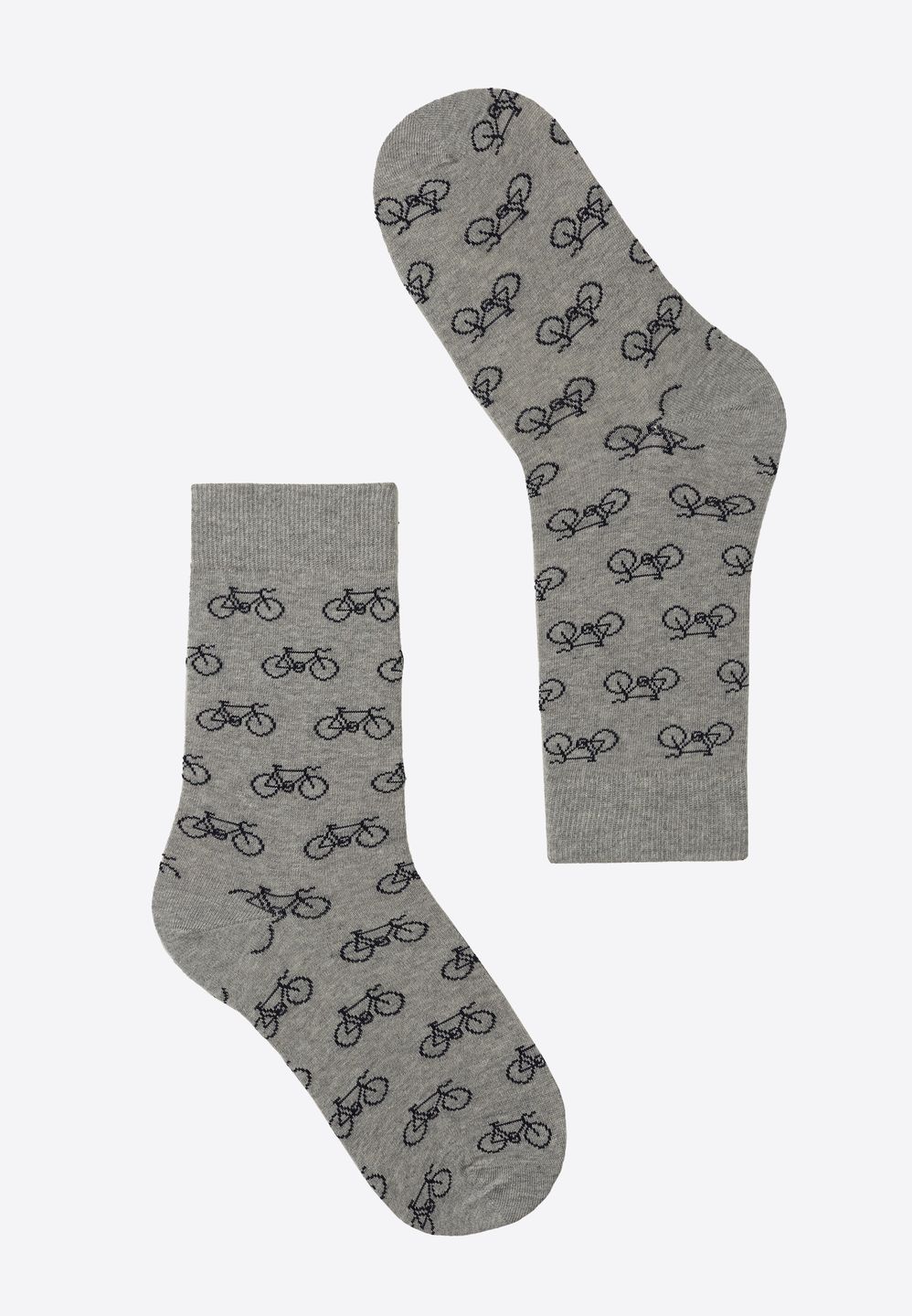 Socken Almond Bikes grey mélange von