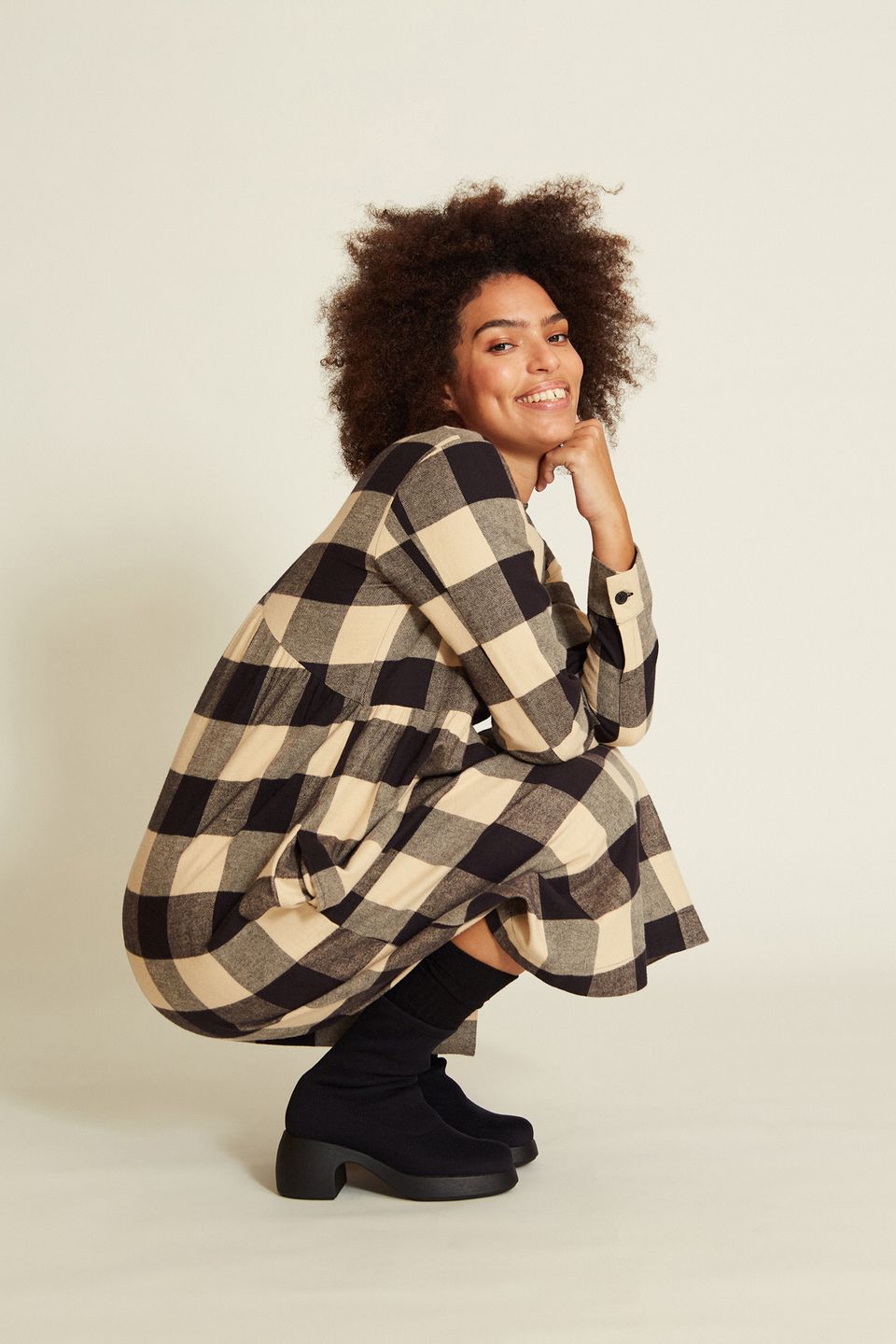 Kleid Mich cotton check von Suite13 LAB