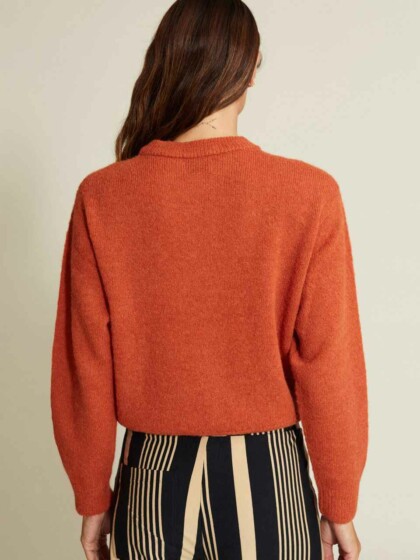 Strickpullover Babol burned orange von Suite13 LAB
