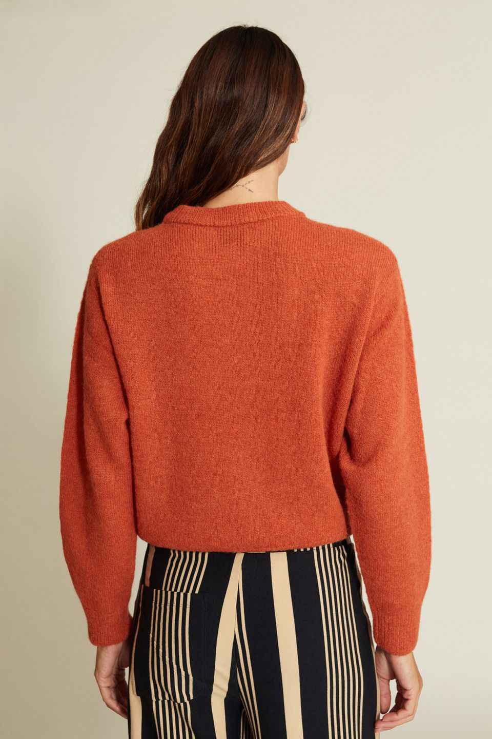 Strickpullover Babol burned orange von Suite13 LAB