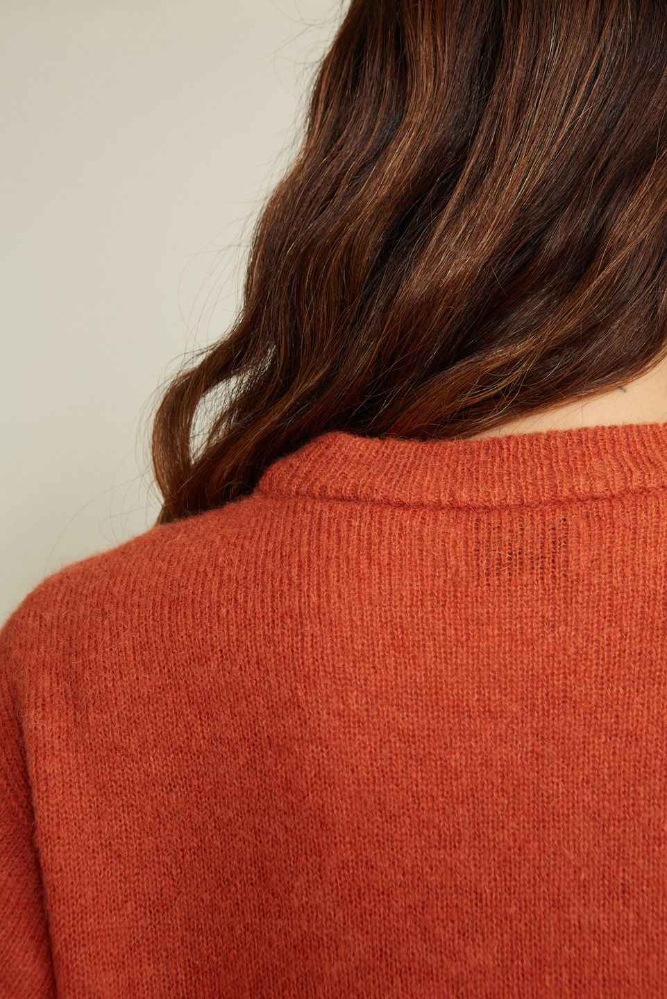 Strickpullover Babol burned orange von Suite13 LAB