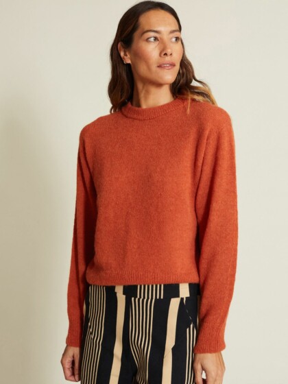 Strickpullover Babol burned orange von Suite13 LAB