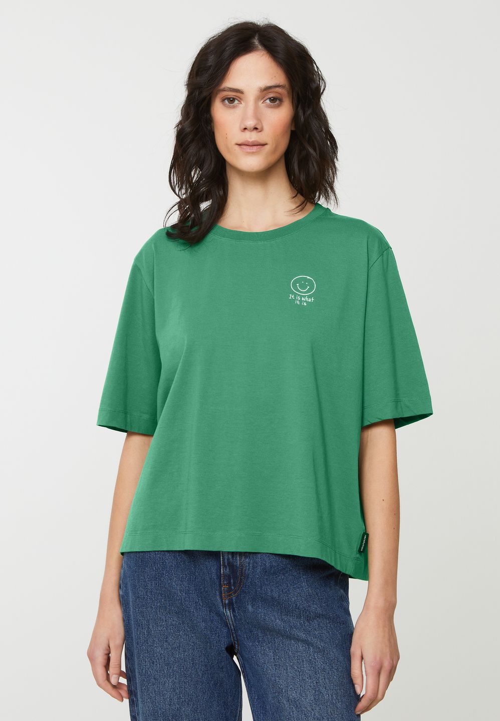 T-Shirt Azolla Smiley garden green von