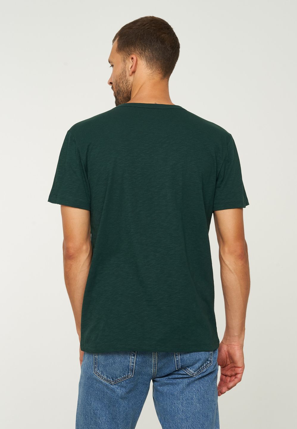 T-Shirt Bay New Smiley dark green von