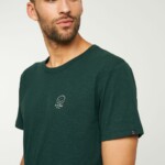 T-Shirt Bay New Smiley dark green von