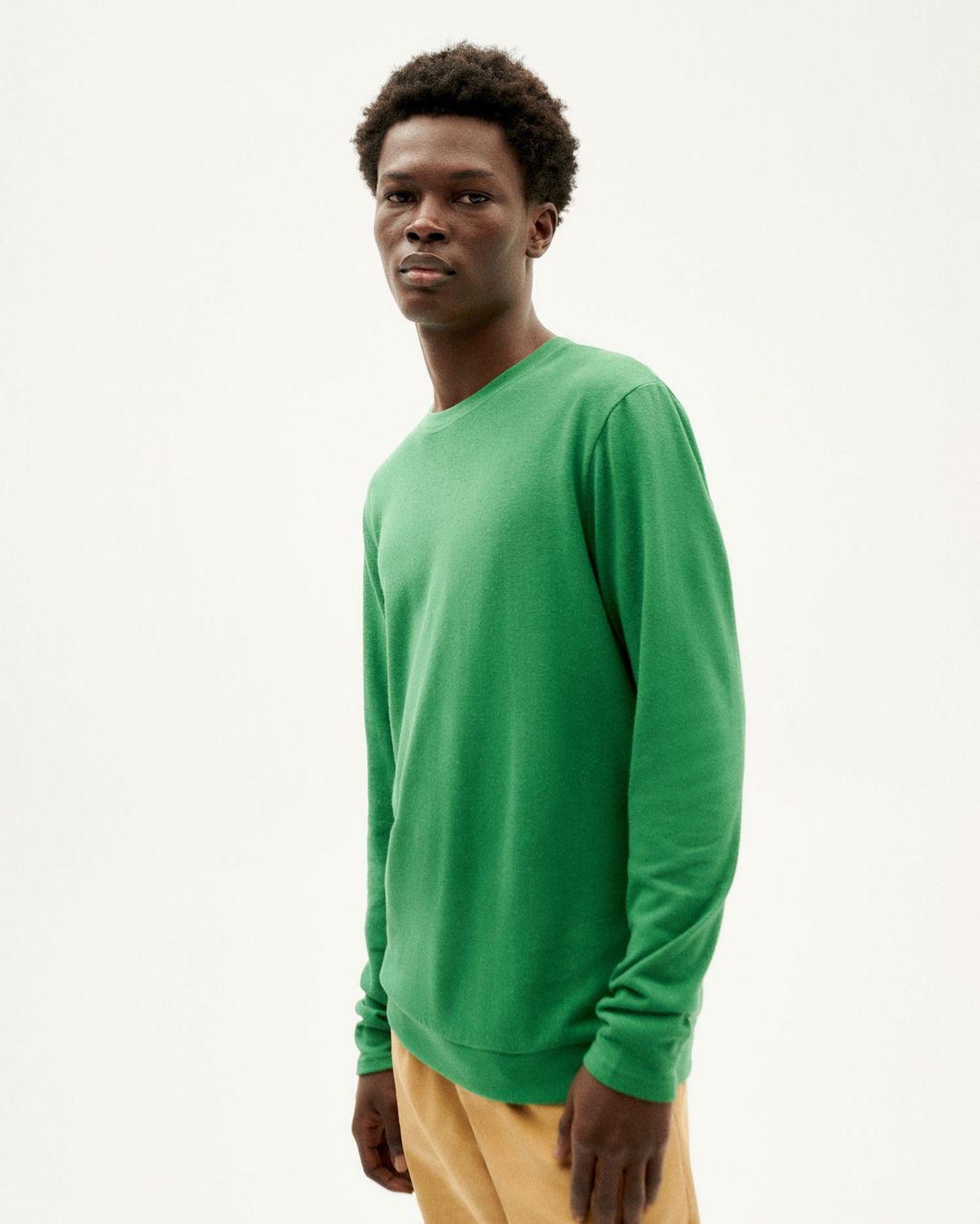 Longsleeve Hemp Shiva green von Thinking MU