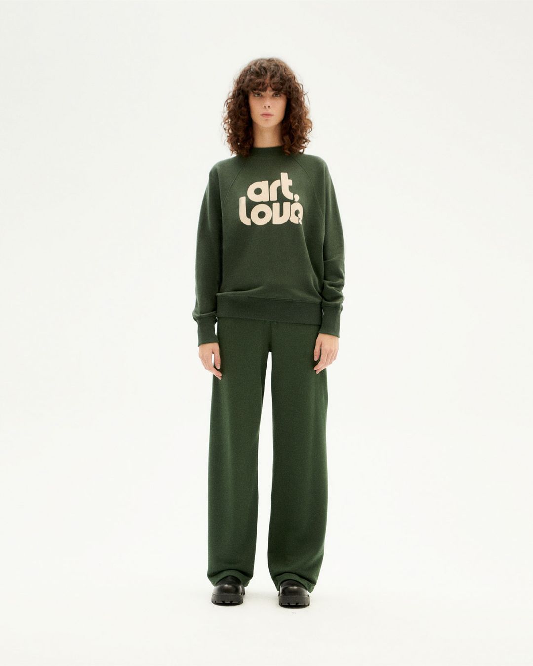 Sweatshirt Art&Love Fantine green von Thinking MU