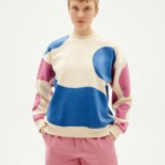 Sweatshirt Contrast Wanda ivory von Thinking MU