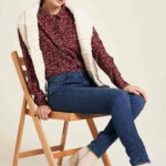 Bluse EcoVero™ langarm ditsy von Tranquillo
