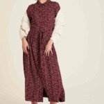 EcoVero™ Kleid langarm ditsy von Tranquillo