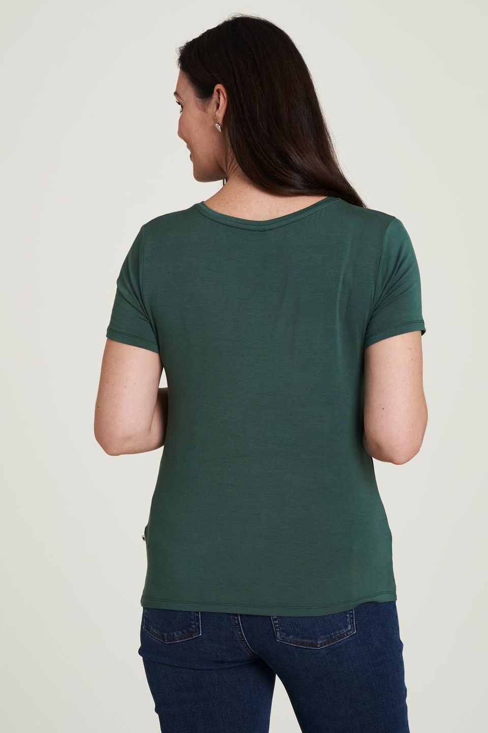 T-Shirt Tencel™ dark green von Tranquillo