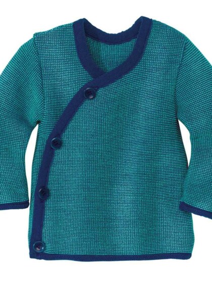 Melange-Jacke marine-lagoon von disana