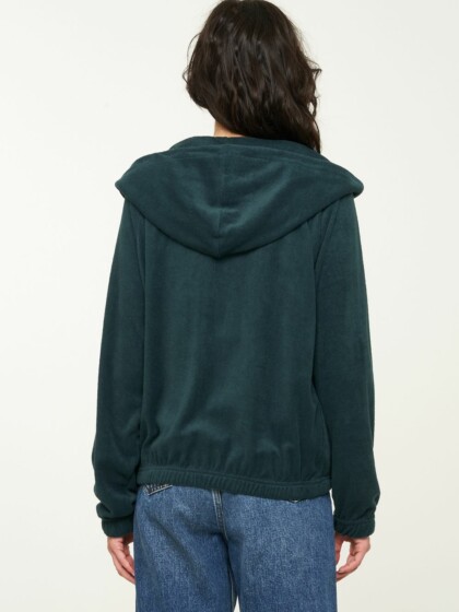 Sweatjacke Padauk deep green von recolution