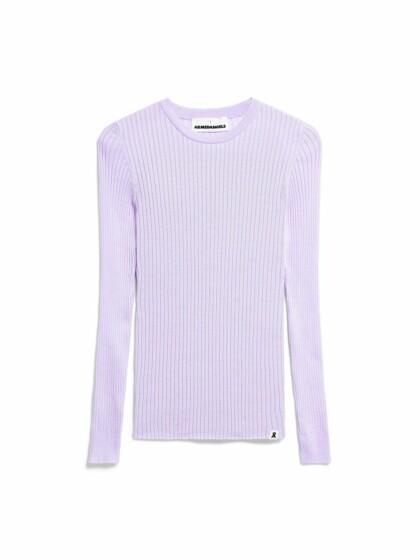 Longsleeve Ripstrick Alaania Rn lavender light von Armedangels