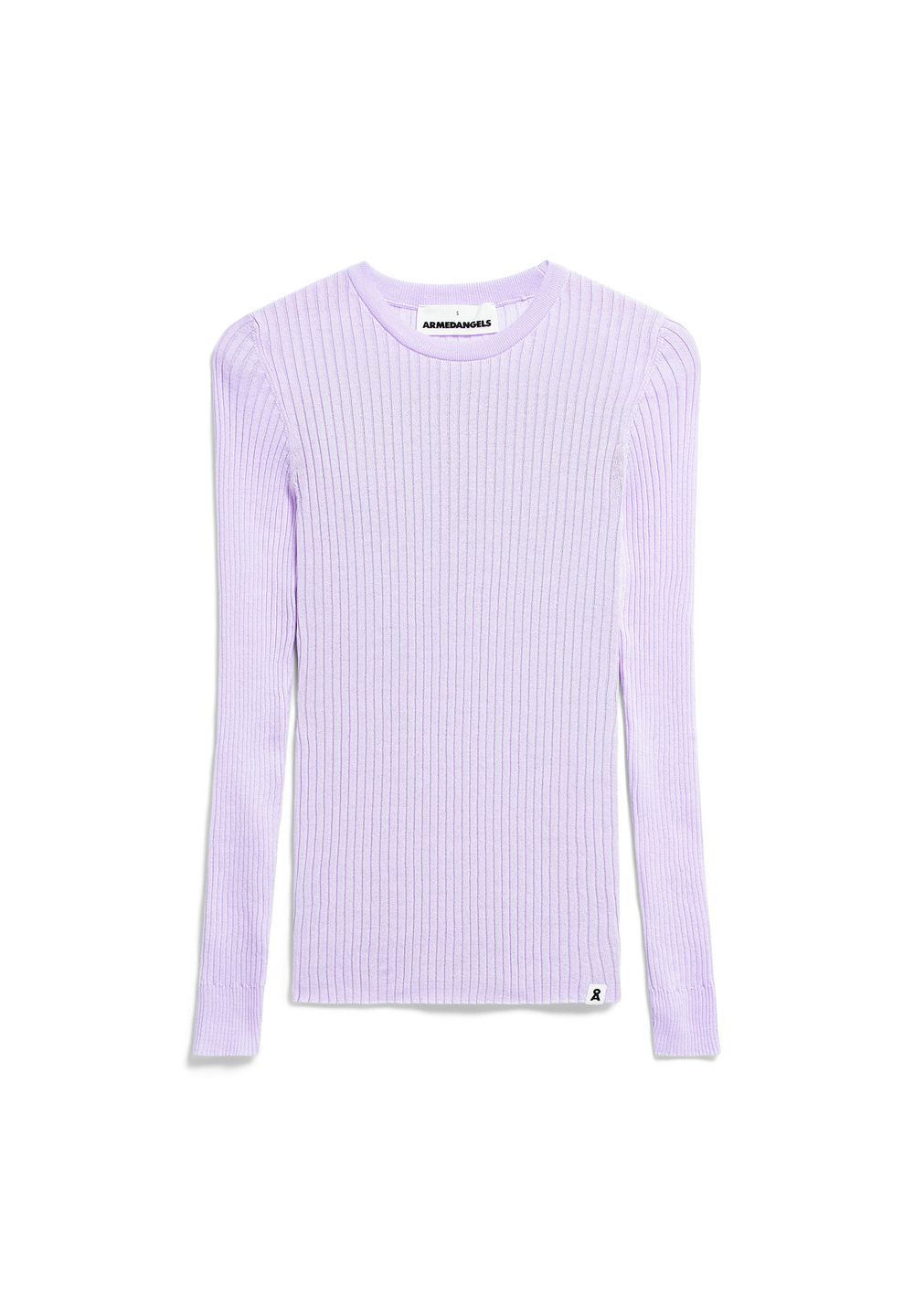 Longsleeve Ripstrick Alaania Rn lavender light von Armedangels