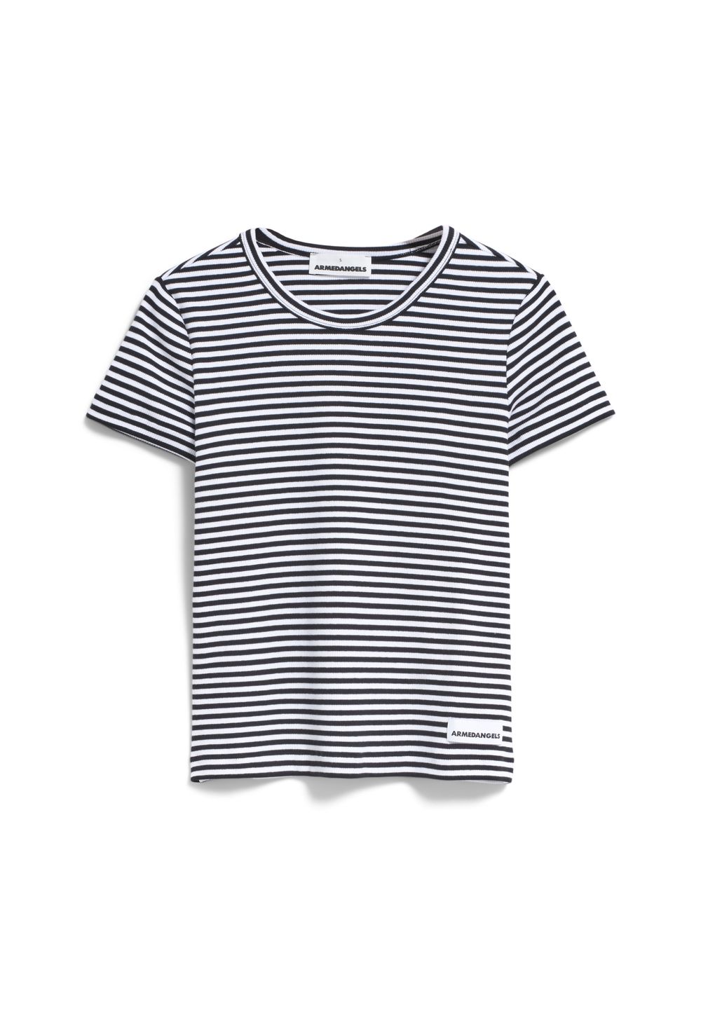 T-shirt Kardaa Stripes black-white von Armedangels