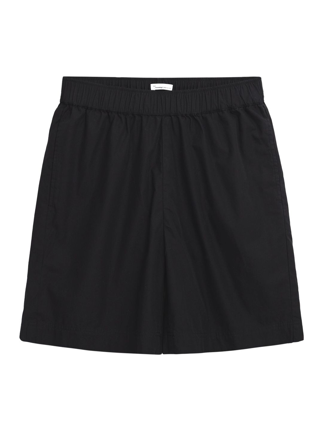 Bermuda Shorts Posey Wide Midrise Poplin black jet von KnowledgeCotton Apparel