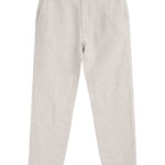 Hose Chuck Regular Leinen light feather gray von KnowledgeCotton Apparel