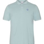 Polo Toke Basic Badge gray mist von KnowledgeCotton Apparel