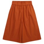 Shorts Eve Culotte Highrise Extra Wide leather brown von KnowledgeCotton Apparel