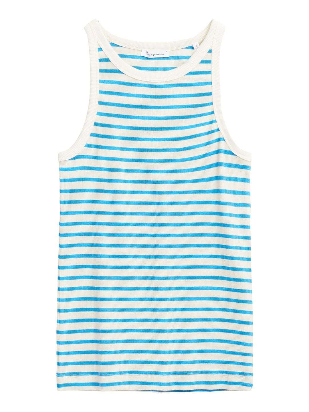 Top Striped Racer Rib blue stripe von KnowledgeCotton Apparel