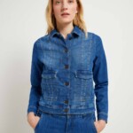 Jacke Jeans mid blue denim von Lanius