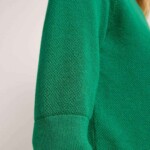 Pullover Halbarm Struktur green von Lanius