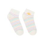 Sneaker Socken Sonne off white multicolour von Lanius