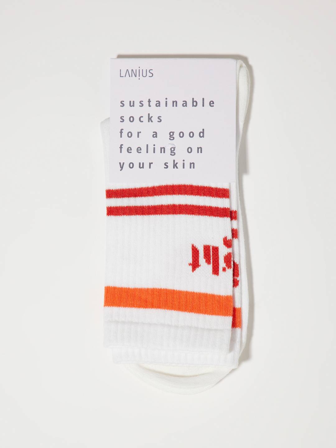 Socken Shine Bright off white von Lanius
