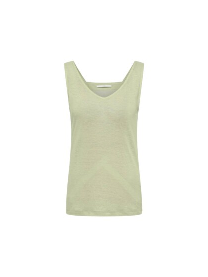 Tanktop mit V-Ausschnitt wasabi von Lanius