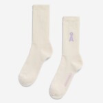 Socken Saamus Bold oatmilk-lavender light von Armedangels