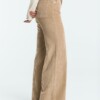 Hose Jane Cord silver mink von Kings of Indigo