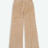 Hose Jane Cord silver mink von Kings of Indigo