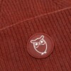 Beanie Big Rib fired brick von KnowledgeCotton Apparel