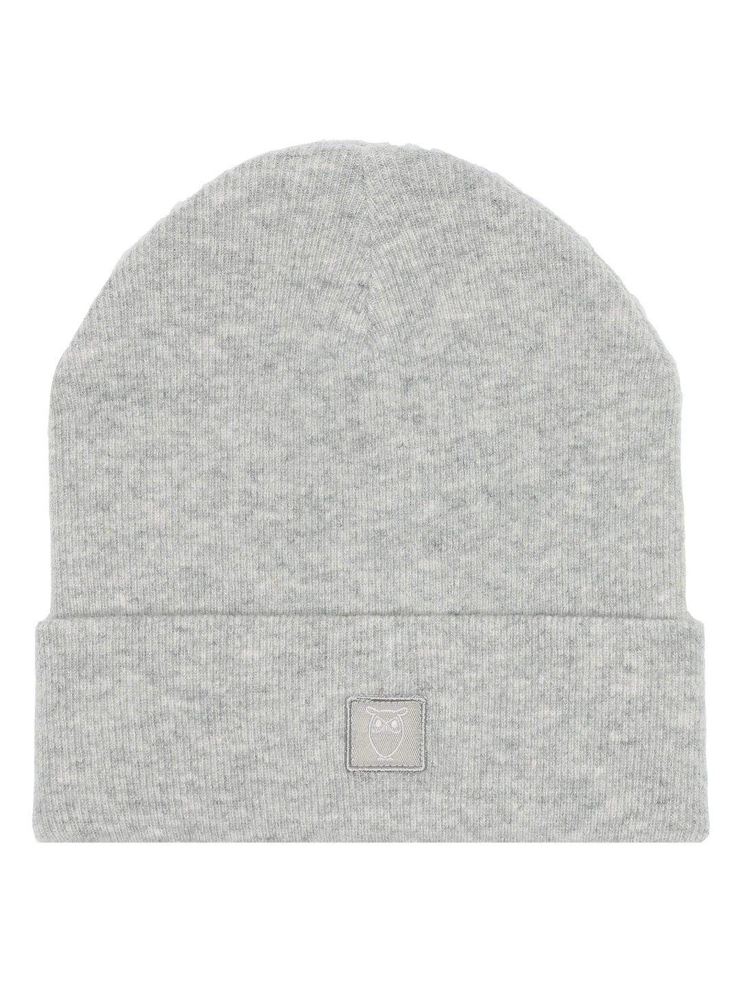 Beanie Double layer wool grey melange von KnowledgeCotton Apparel