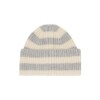 Mütze Streifen grey melange / off white von Lanius