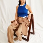 Top Kanitaa lapis blue von Armedangels