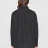 Bluse Loose Linen black jet von KnowledgeCotton Apparel