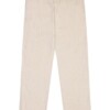 Hose Fig Loose Leinen yarndyed - light feather gray von KnowledgeCotton Apparel
